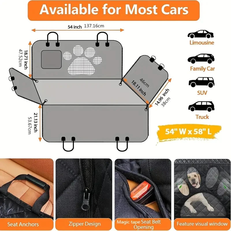 Universal Pet Seat Cover for Car
