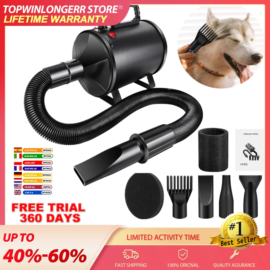 Profi Dog Hair Dryer Blower 3500