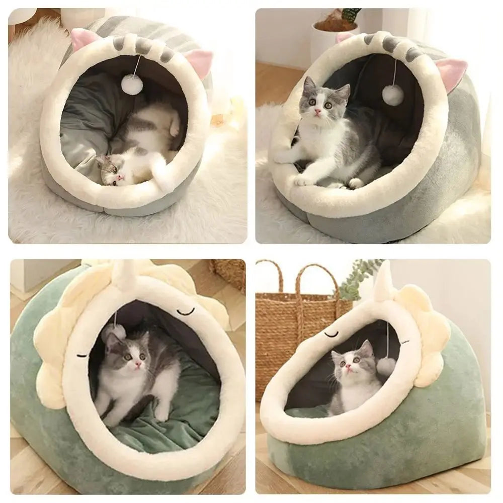 Cute Cushion Cat Sleeping Beds Semi