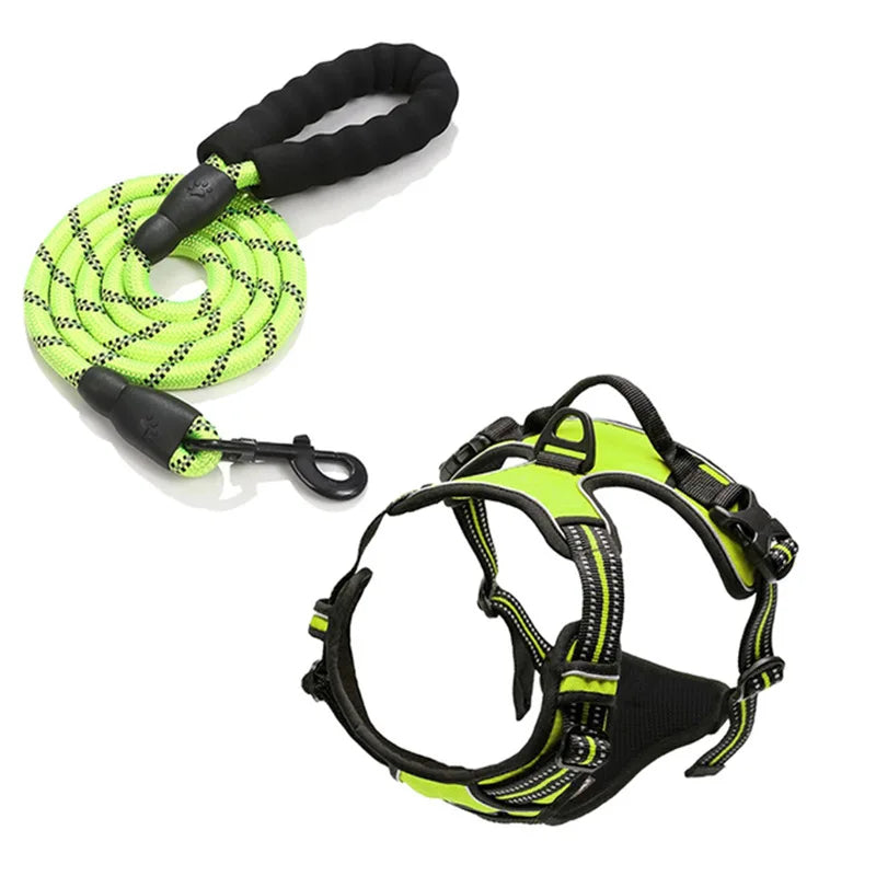 Dog Collars Harness Big Vests Leash