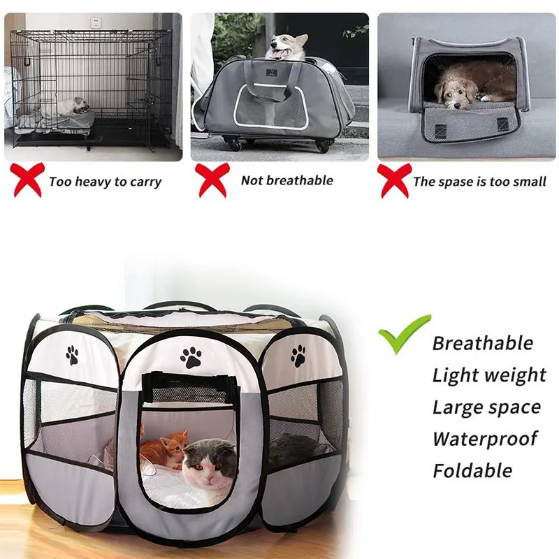 S/M/L Cat Delivery Room Detachable Summer