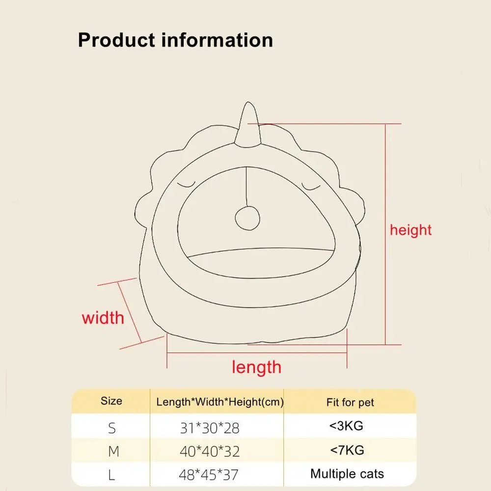 Cute Cushion Cat Sleeping Beds Semi