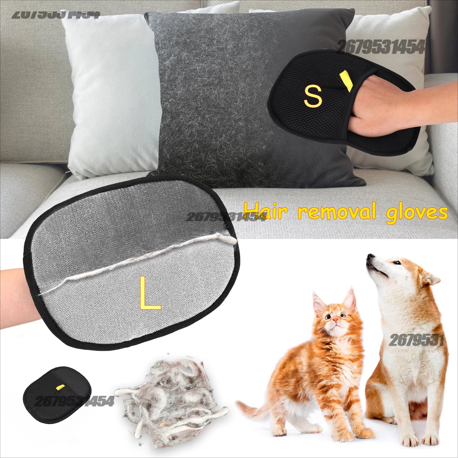 2 in 1 Pet Hair Removal
