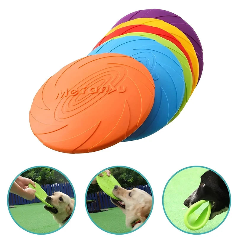 Dog Toys Silicone Flying Disc Fashion