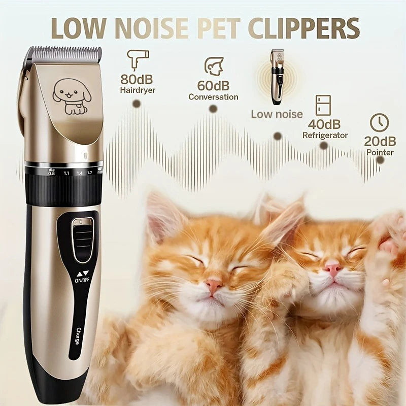 Pet Hair Trimmer Kit Electric Precision