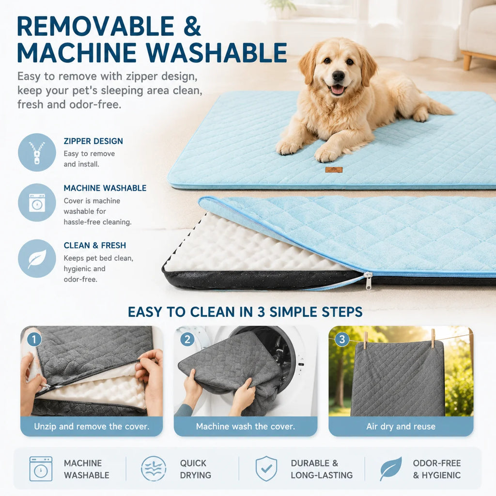 Dog Bed Summer Mat Removable Washable