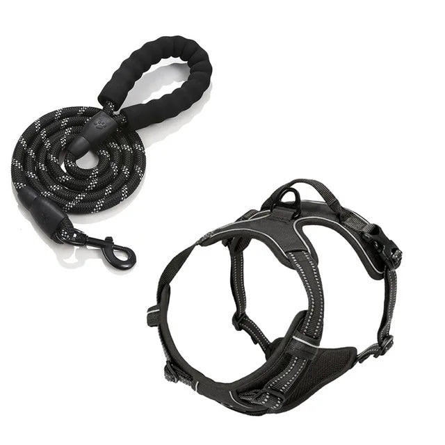 Dog Collars Harness Big Vests Leash