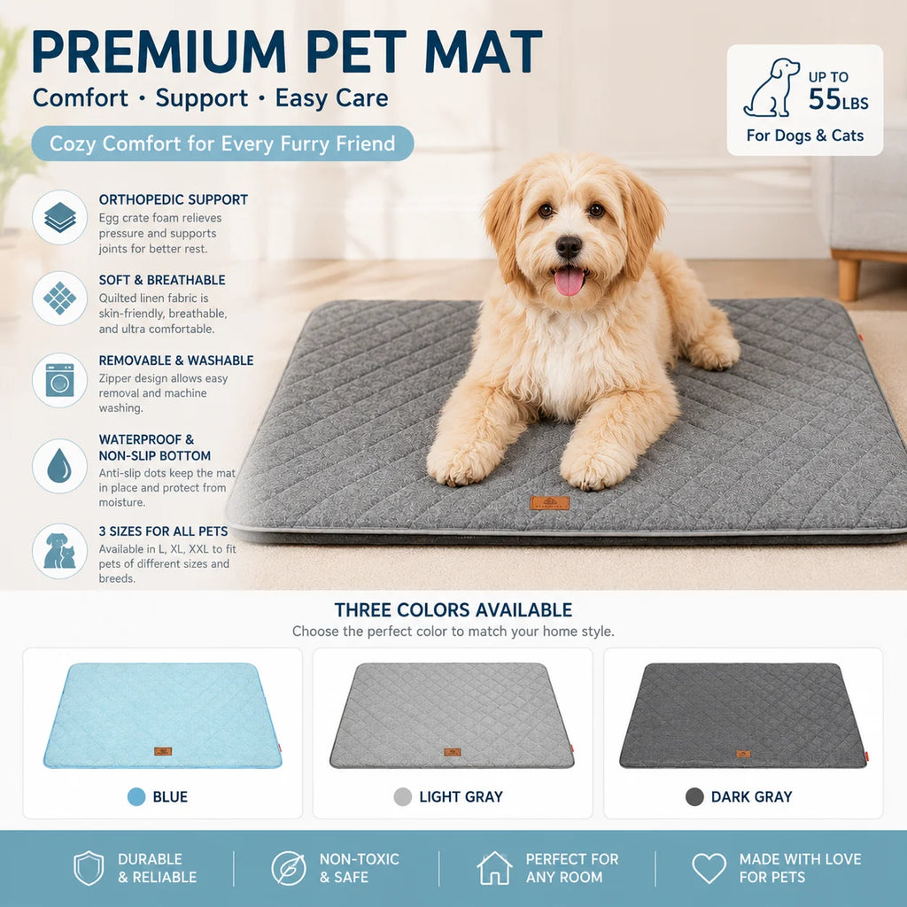 Dog Bed Summer Mat Removable Washable