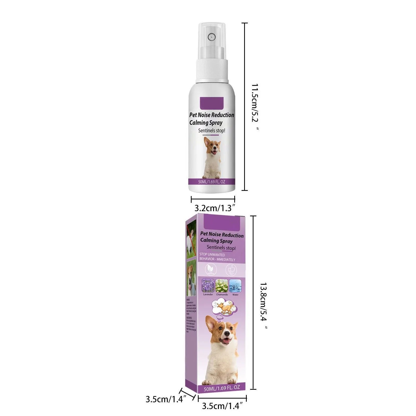 50ml Pet Relaxants Dog Noise Reduction