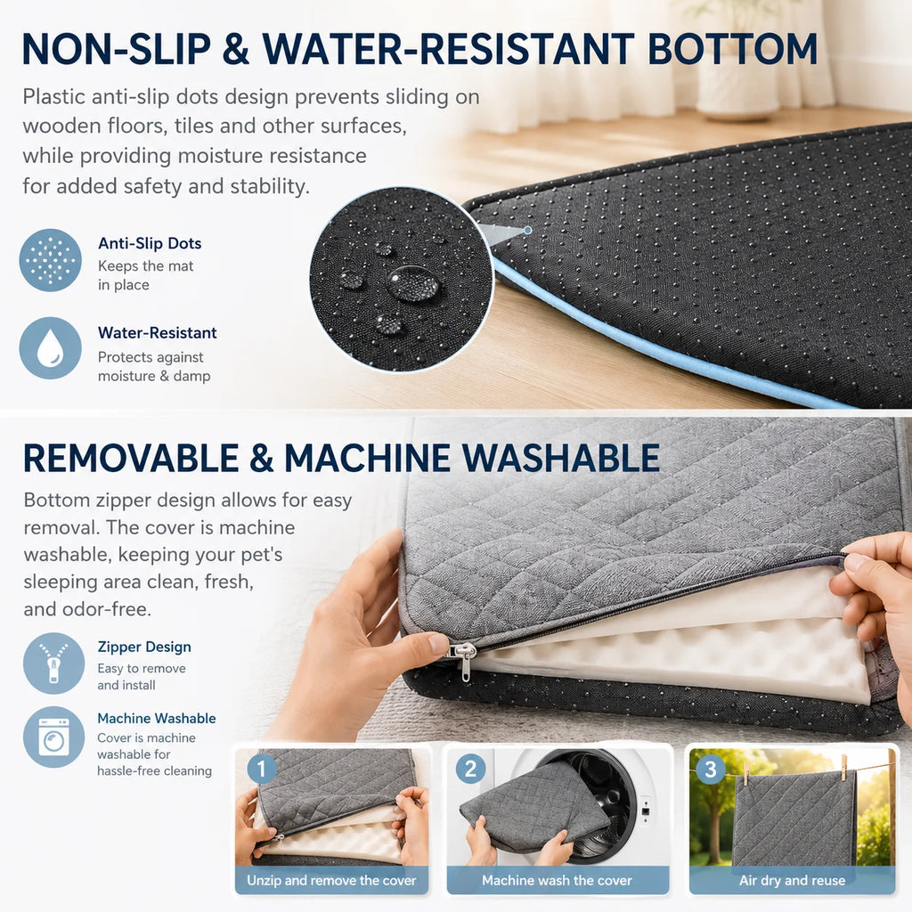 Dog Bed Summer Mat Removable Washable