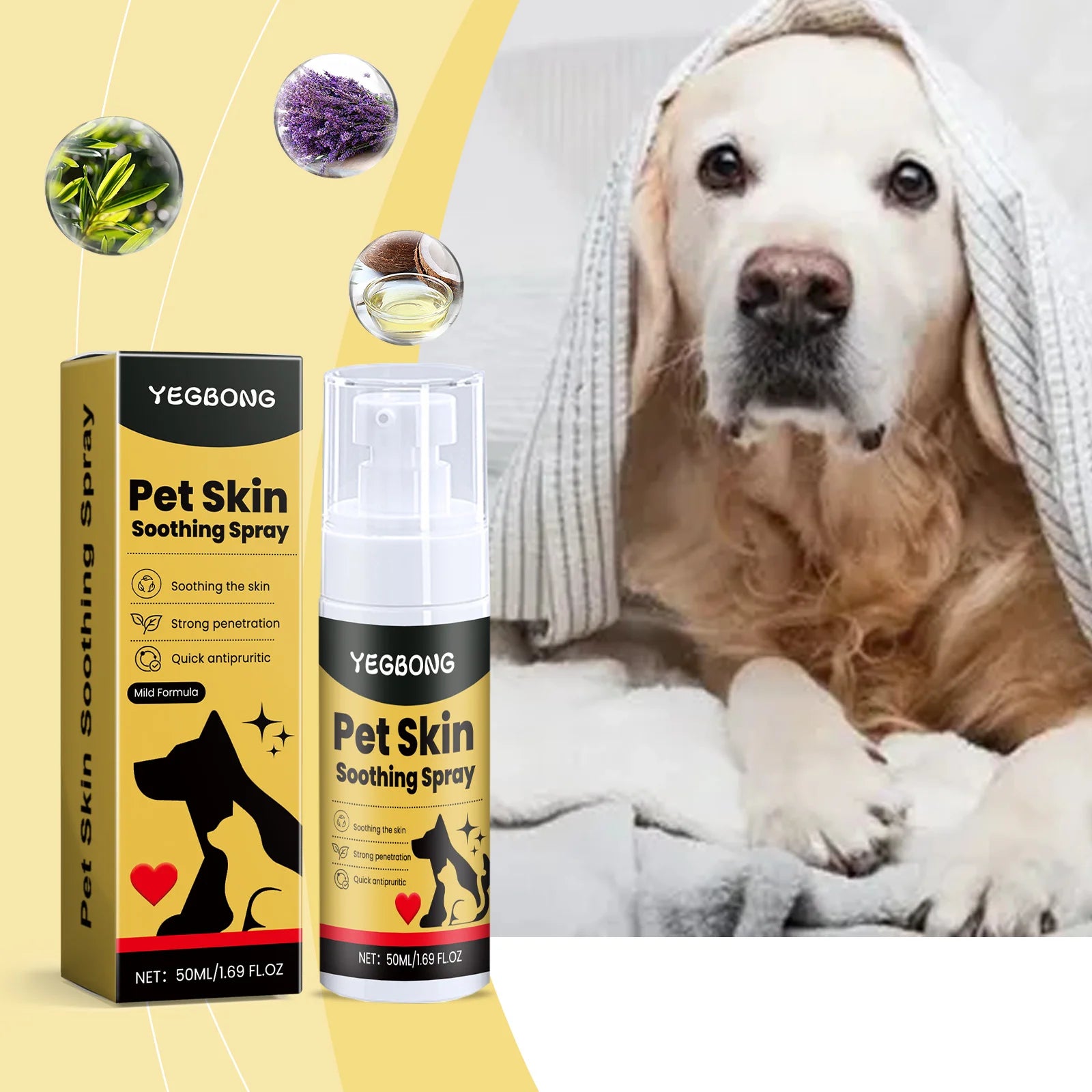 Pet Skin Care Spray Relieve Discomfort