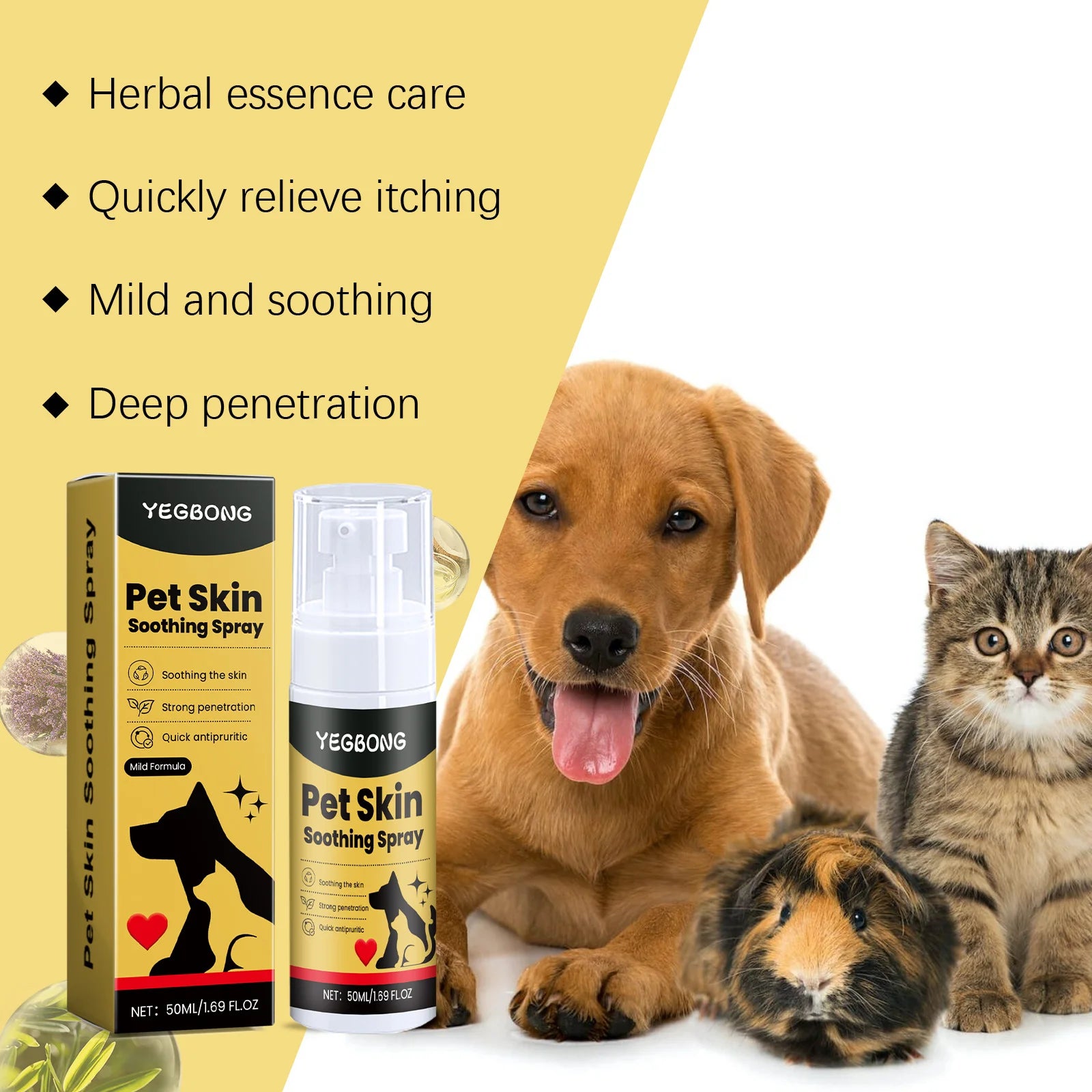 Pet Skin Care Spray Relieve Discomfort