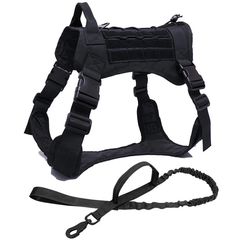 Tactical Dog Harnesses Pet Training Vest