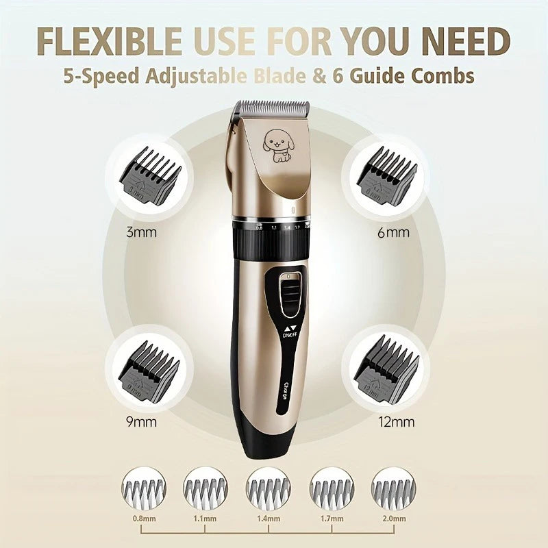 Pet Hair Trimmer Kit Electric Precision