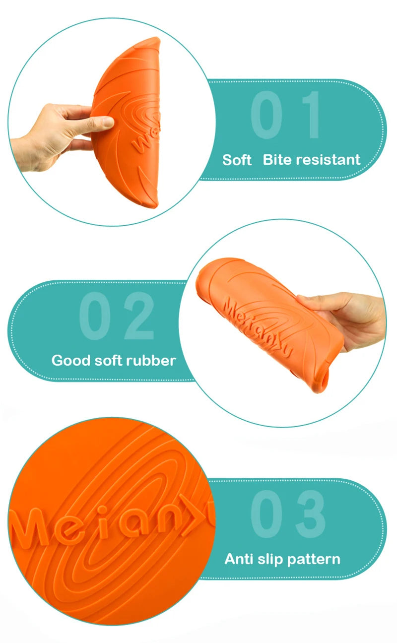 Dog Toys Silicone Flying Disc Fashion