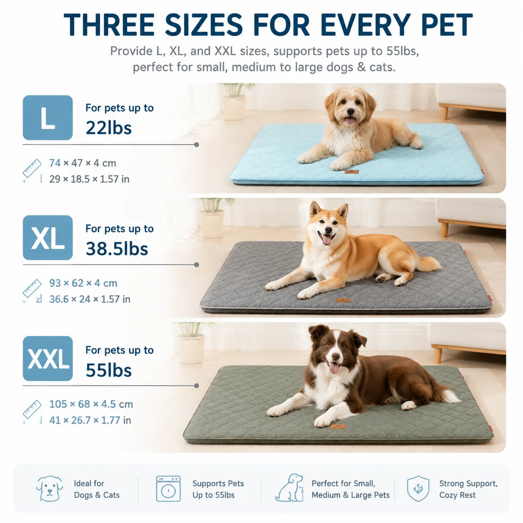 Dog Bed Summer Mat Removable Washable
