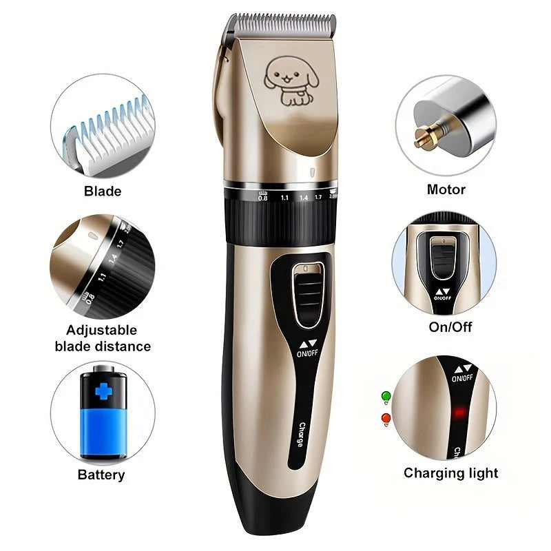 Pet Hair Trimmer Kit Electric Precision