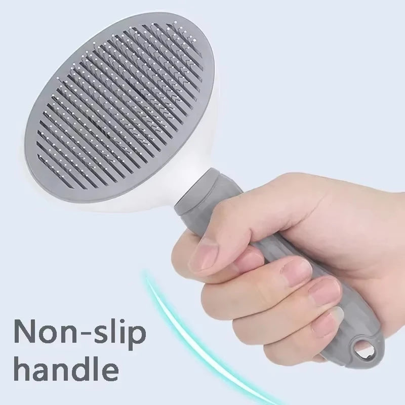 Dog Grooming Brush with Easy Clean