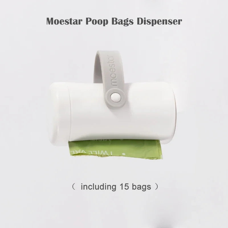 Pet Leash Accessories Pet Poop Bag Dispenser Extension Belt for 2 Pet Replaceable Belt Poop Bags for Pet Walk Ease Moestar