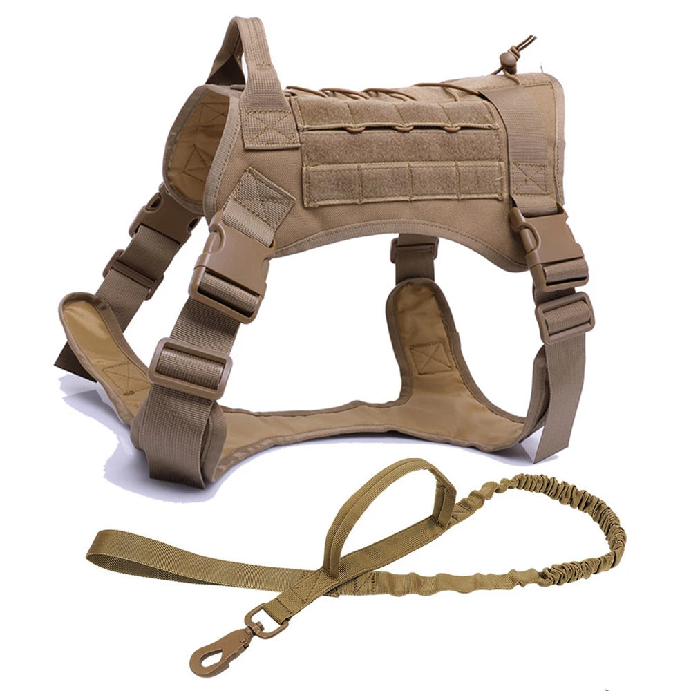 Tactical Dog Harnesses Pet Training Vest