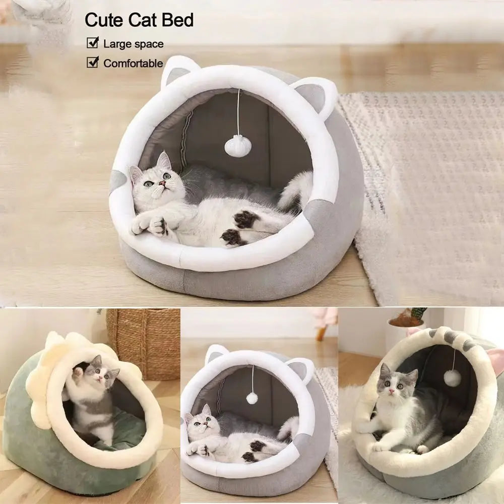 Cute Cushion Cat Sleeping Beds Semi