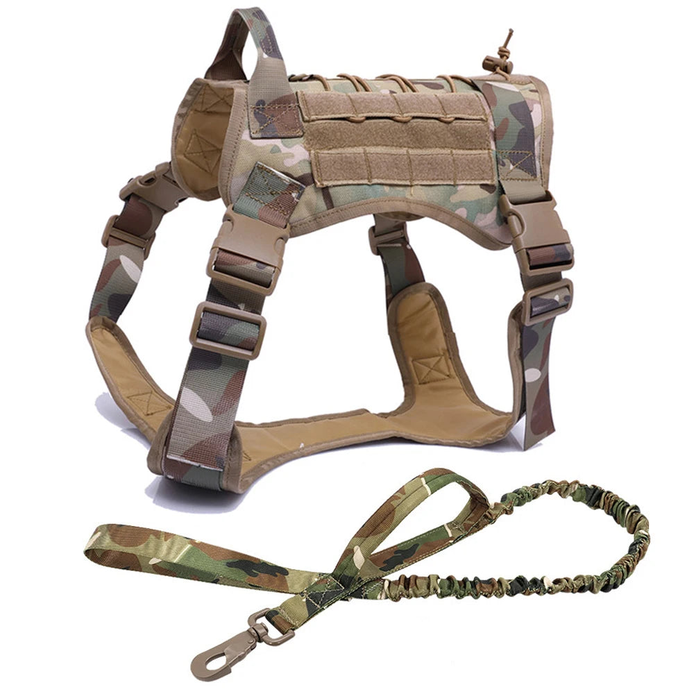 Tactical Dog Harnesses Pet Training Vest