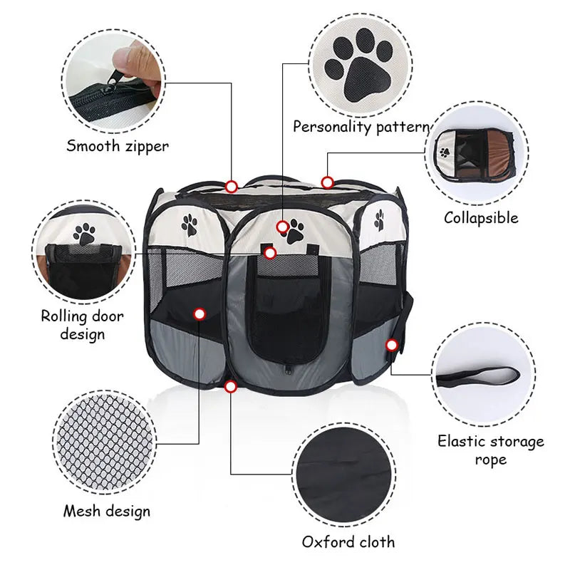 S/M/L Cat Delivery Room Detachable Summer